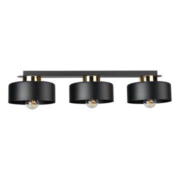 Plafonnier IGNIA — 3 ampoules E27, max. 60 W, 230 V, noir