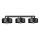 Plafonnier IGNIA — 3 ampoules E27, max. 60 W, 230 V, noir