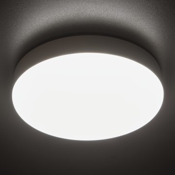 Plafonnier industriel IPER LED/10W/230V IK10 IP65 arrondi blanc