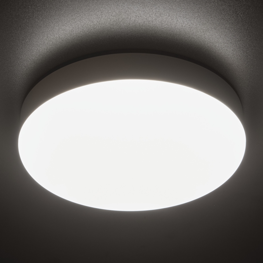 Plafonnier industriel IPER LED/19W/230V IK10 IP65 arrondi blanc