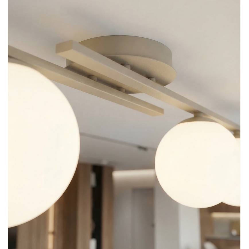 Plafonnier KAIRO 3xE14/10W/230V beige