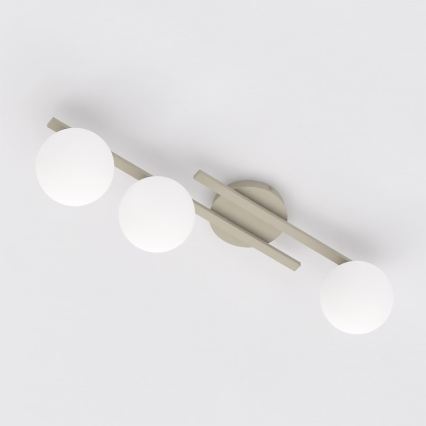 Plafonnier KAIRO 3xE14/10W/230V beige