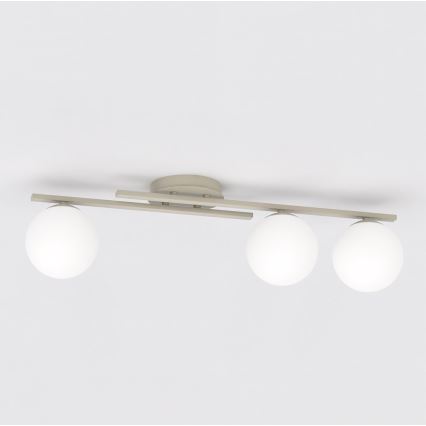 Plafonnier KAIRO 3xE14/10W/230V beige