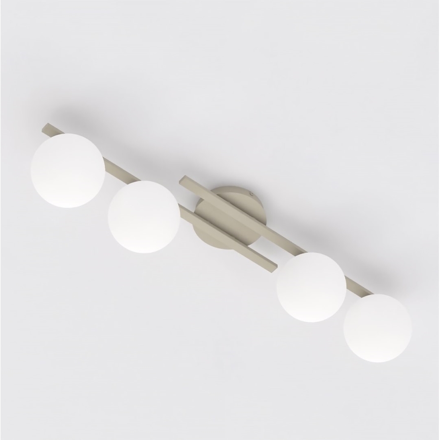 Plafonnier KAIRO 4xE14/10W/230V beige