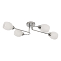 Plafonnier KING 4xE27/15W/230V chrome brillant