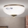 Plafonnier LANDHAUS 1xE27/60W/230V Ø 21 cm bronze/blanc/bleu