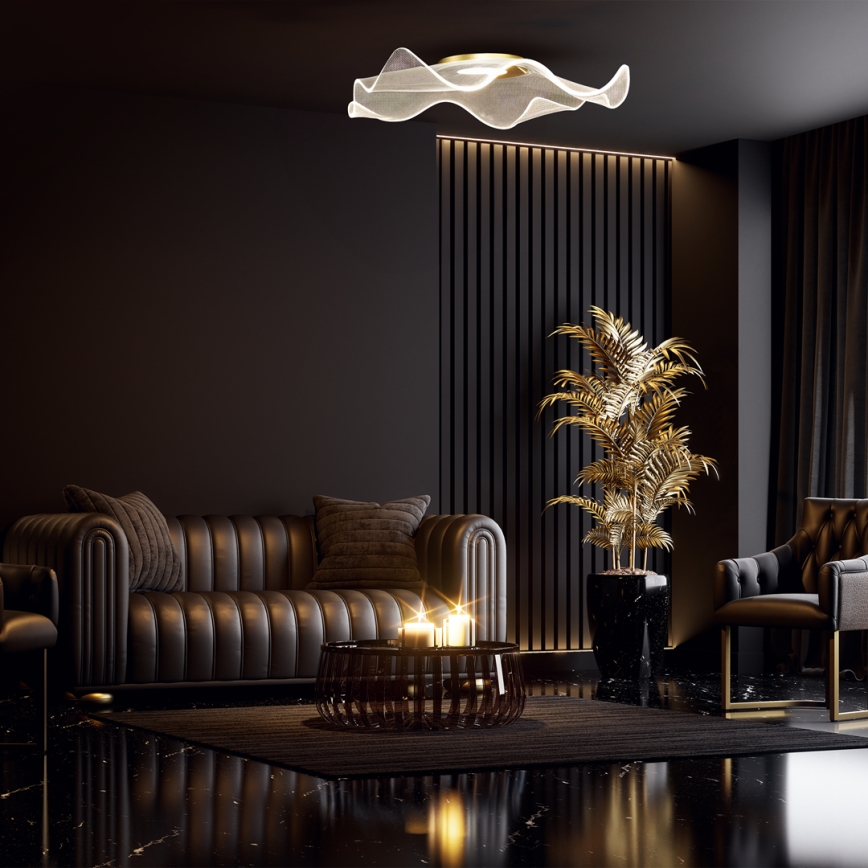 Plafonnier LARGO LED/16W/230V doré