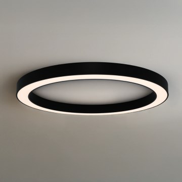 Plafonnier LED/100 W/230 V 3000/4000/6500 K diam. 100 cm noir