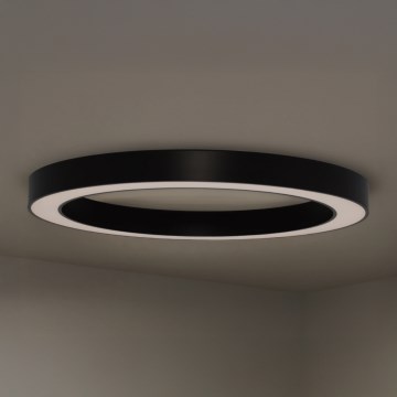 Plafonnier LED 115W/230V 3000/4000/6500K Ø 120 cm noir