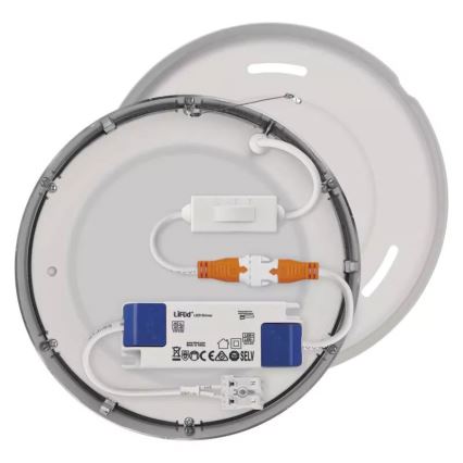 Plafonnier NEXXO LED/12,5W/230V 3000/3500/4000K d. 17 cm chrome mat