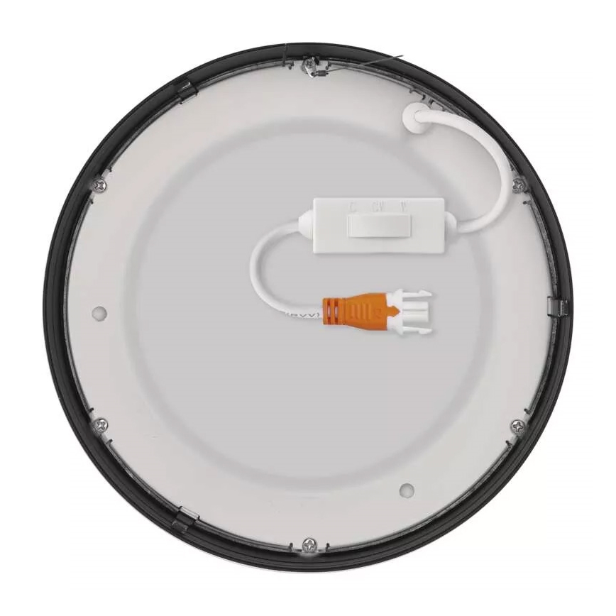 Plafonnier NEXXO LED/12,5W/230V 3000/3500/4000K d. 17 cm noir