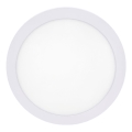 Plafonnier LED/12W/230V 4200K d. 16 cm blanc