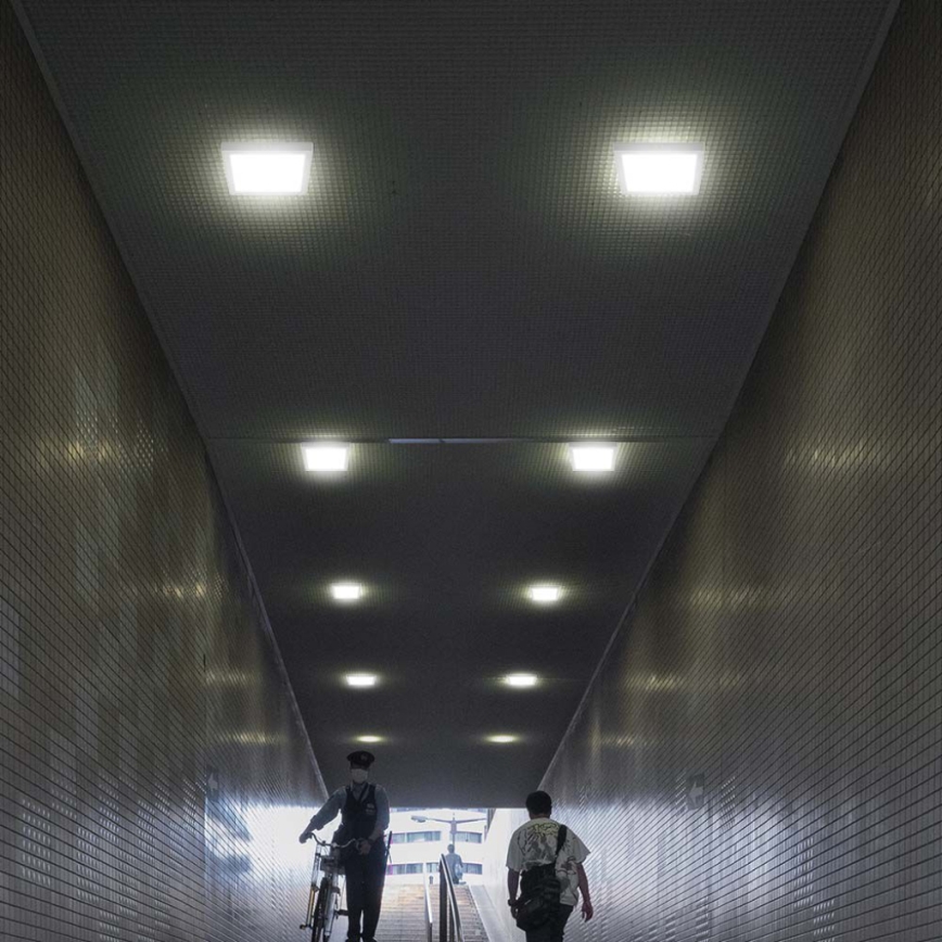 Plafonnier LED/12W/230V 6500K 16,7x16,7 cm blanc