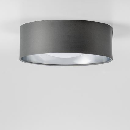 Plafonnier LED 12W/230V Ø 32 cm gris/argenté