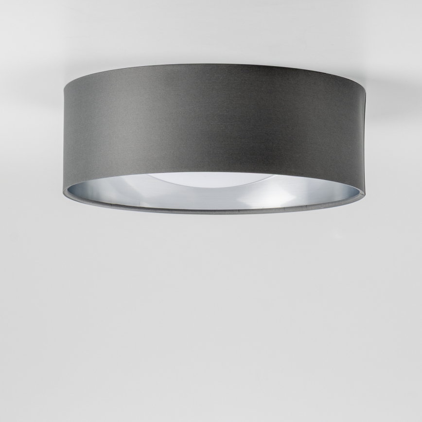 Plafonnier LED 12W/230V Ø 32 cm gris/argenté