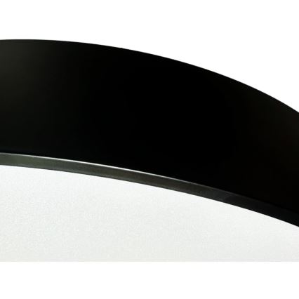 Plafonnier LED 135W/230V 3000/4000/6500K Ø 80 cm noir