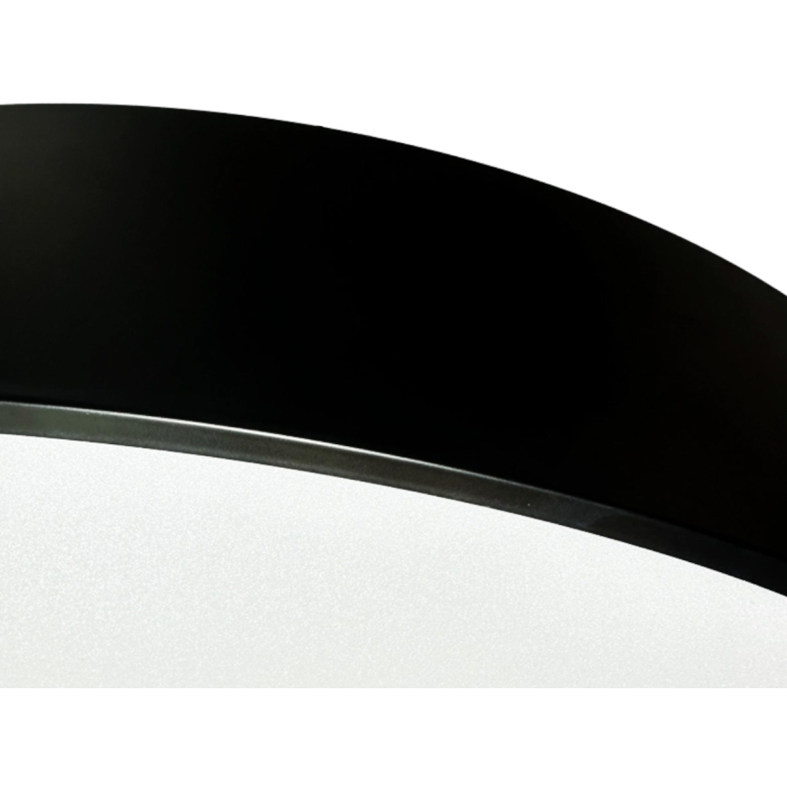Plafonnier LED 135W/230V 3000/4000/6500K Ø 80 cm noir