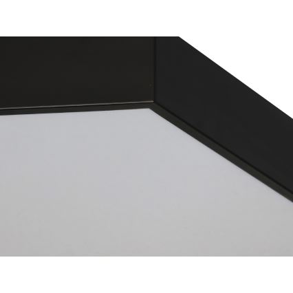Plafonnier LED 135W/230V 3000/4000/6500K Ø 80 cm noir