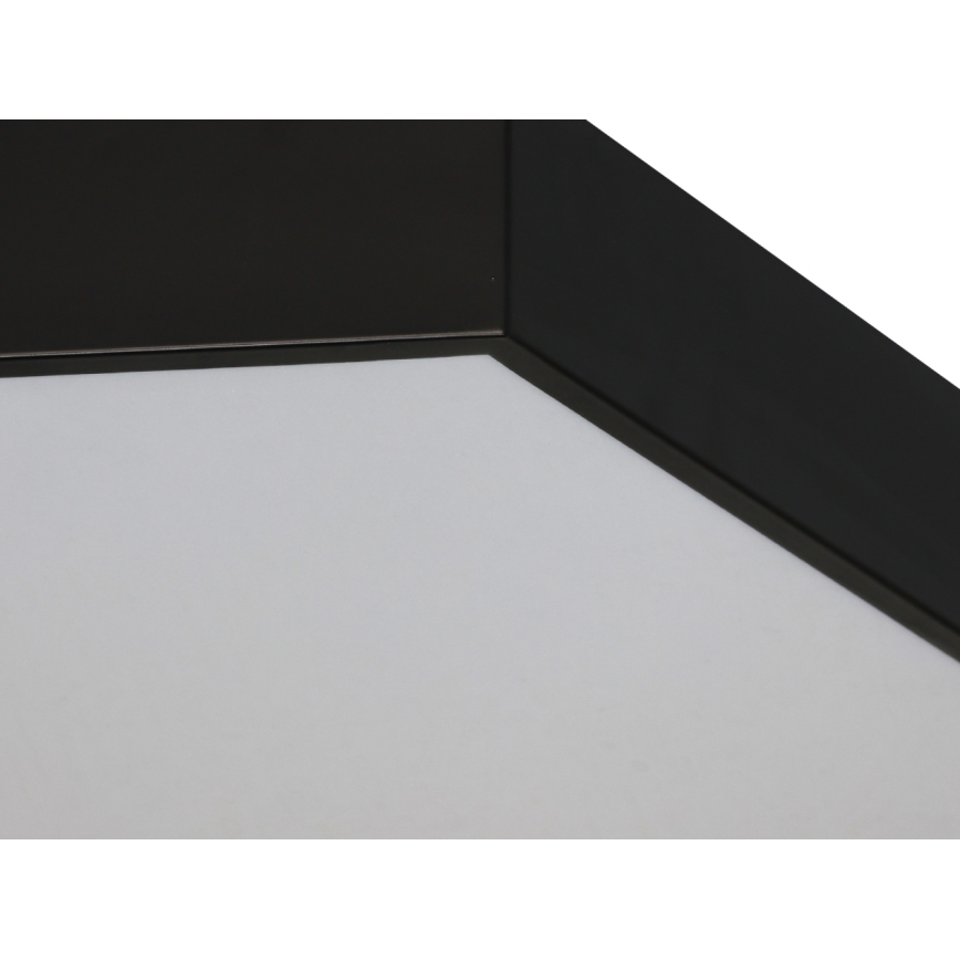 Plafonnier LED 135W/230V 3000/4000/6500K Ø 80 cm noir