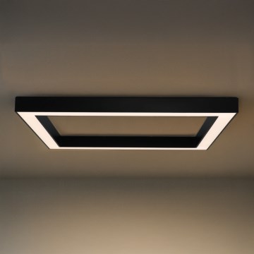 Plafonnier LED 150W/230V 3000/4000/6500K 120x120 cm noir