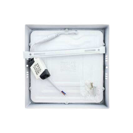 Plafonnier LED/18W/230V 2700K 21x21 cm blanc