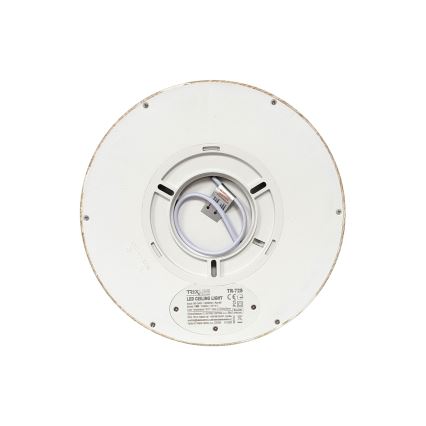 Plafonnier LED/18W/230V 3000/4000/6500K Ø 23 cm beige