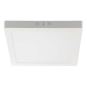 Plafonnier LED/18W/230V 3000K 21,4x21,4 cm blanc