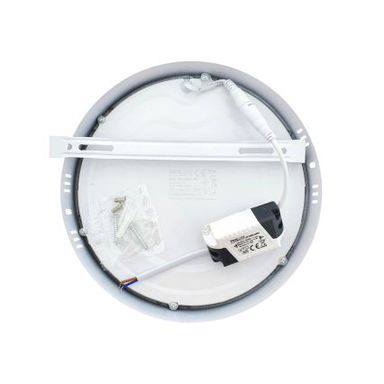 Plafonnier LED/18W/230V 4200K d. 21 cm blanc
