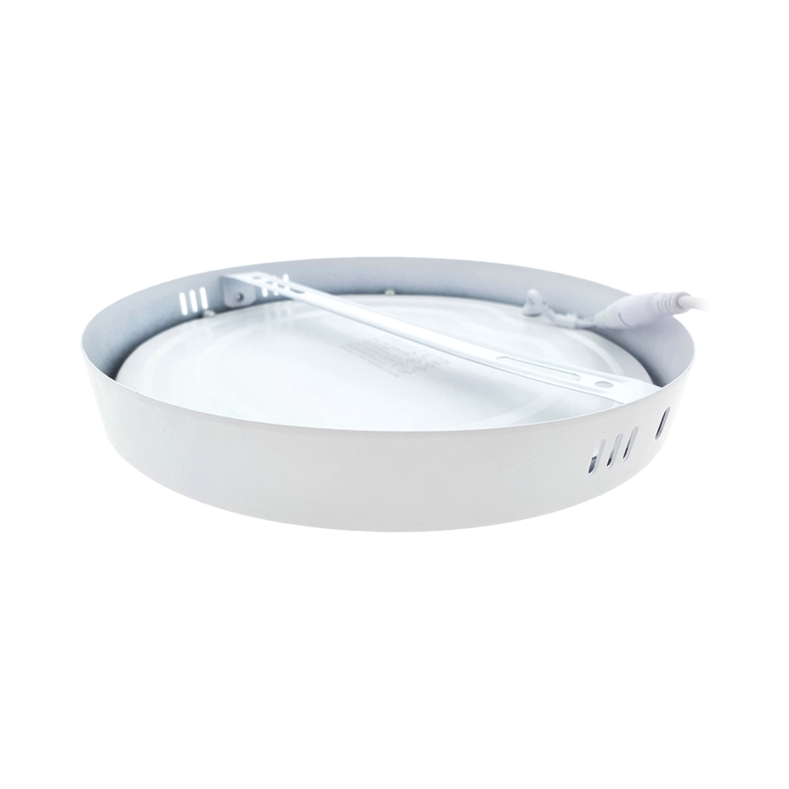 Plafonnier LED/18W/230V 4200K d. 21 cm blanc