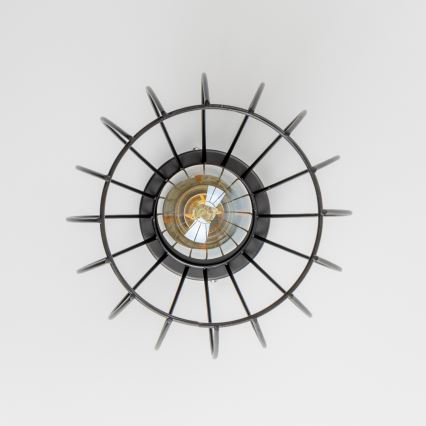 Plafonnier LED 1xE27/6,5W/230V noir