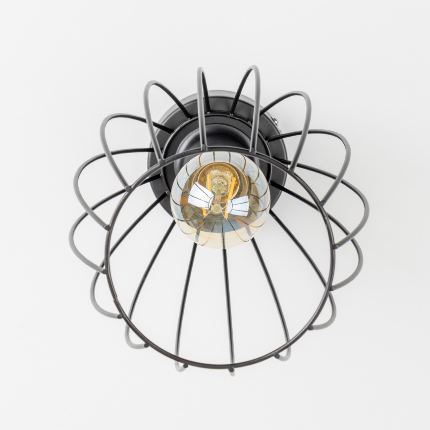 Plafonnier LED 1xE27/6,5W/230V noir