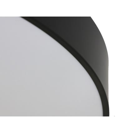 Plafonnier LED 200 W, 230 V, 3000/4000/6500 K, Ø 100 cm, noir