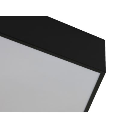 Plafonnier LED/200W/230V 3000/4000/6500K Ø 100 cm noir