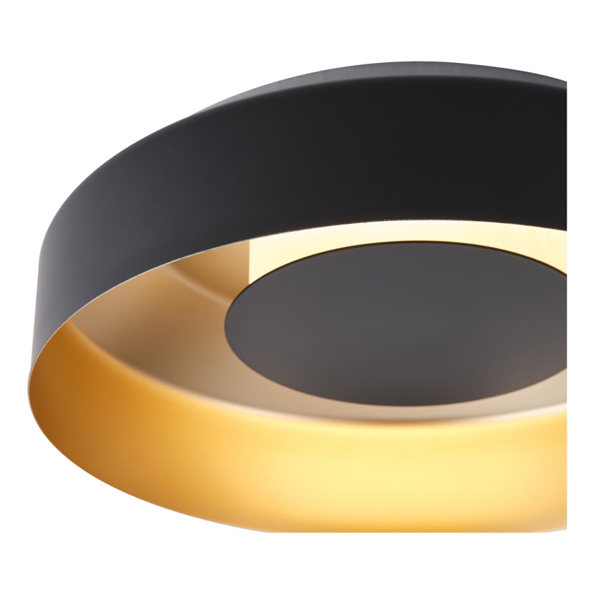 Plafonnier LED/20W/230V 3000K noir