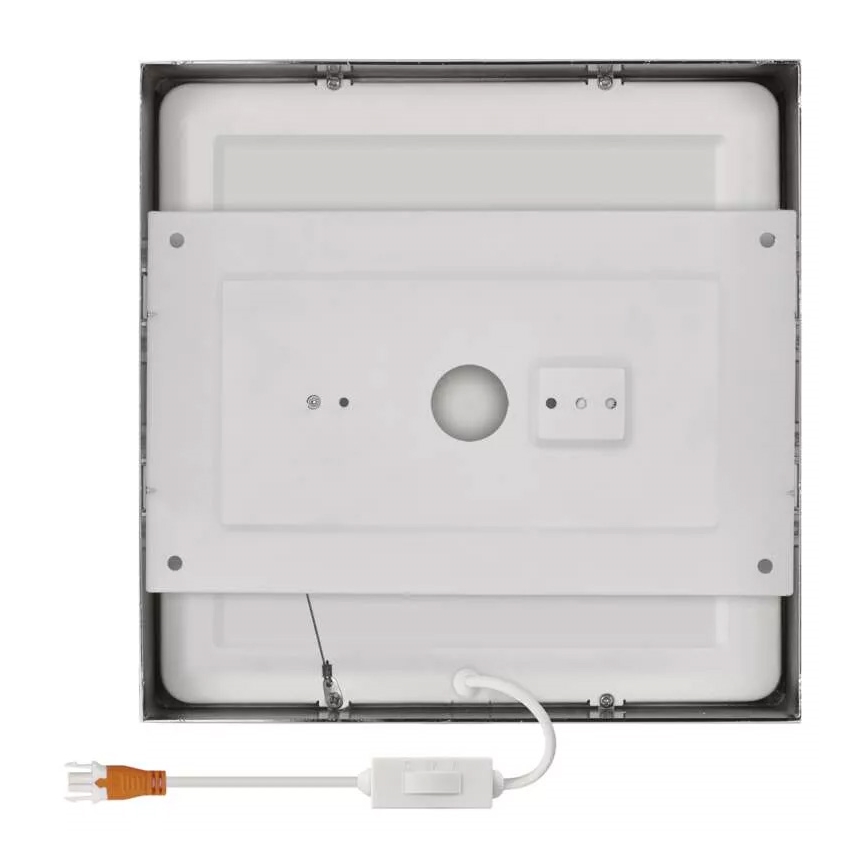 Plafonnier NEXXO LED/21W/230 3000/3500/4000K 22,5x22,5 cm chrome mat