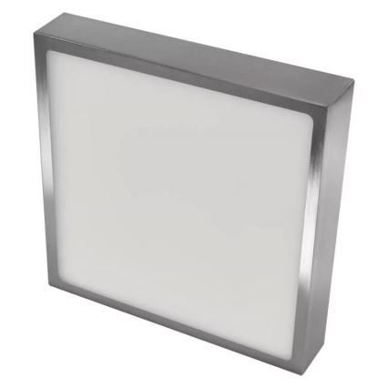 Plafonnier NEXXO LED/21W/230 3000/3500/4000K 22,5x22,5 cm chrome mat