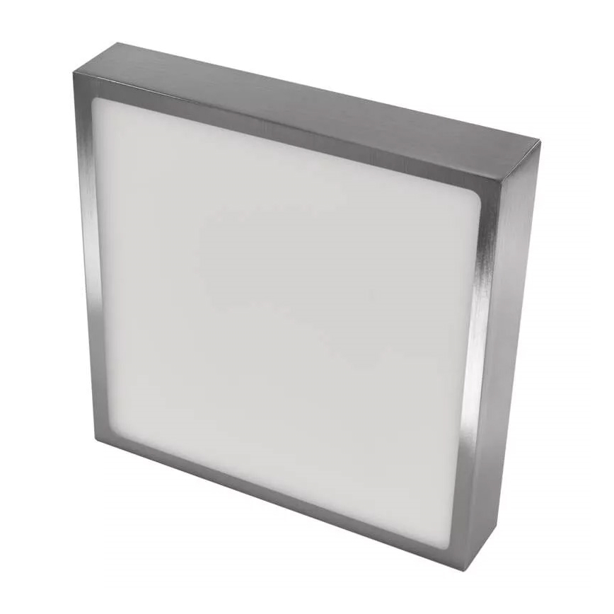 Plafonnier NEXXO LED/21W/230 3000/3500/4000K 22,5x22,5 cm chrome mat
