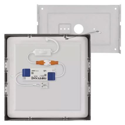 Plafonnier NEXXO LED/21W/230 3000/3500/4000K 22,5x22,5 cm chrome mat