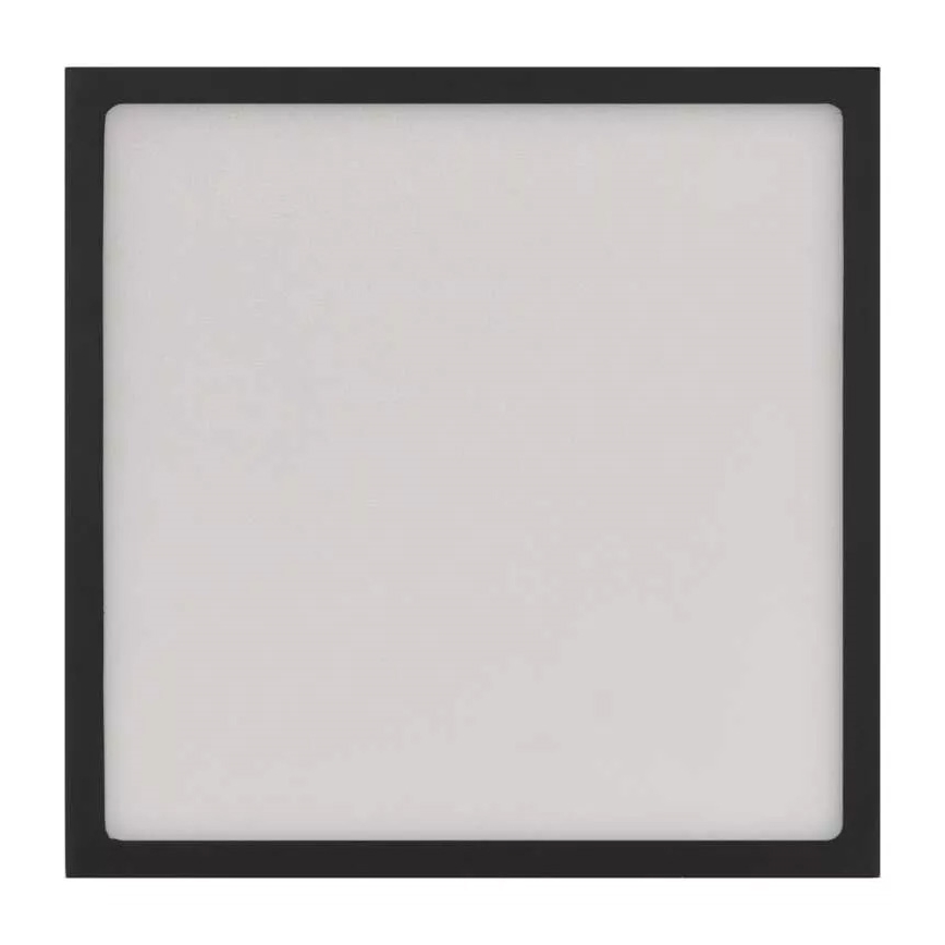 Plafonnier NEXXO LED/21W/230V 3000/3500/4000K 22,5x22,5 cm noir
