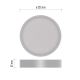 Plafonnier NEXXO LED/21W/230V 3000/3500/4000K d. 22,5 cm blanc