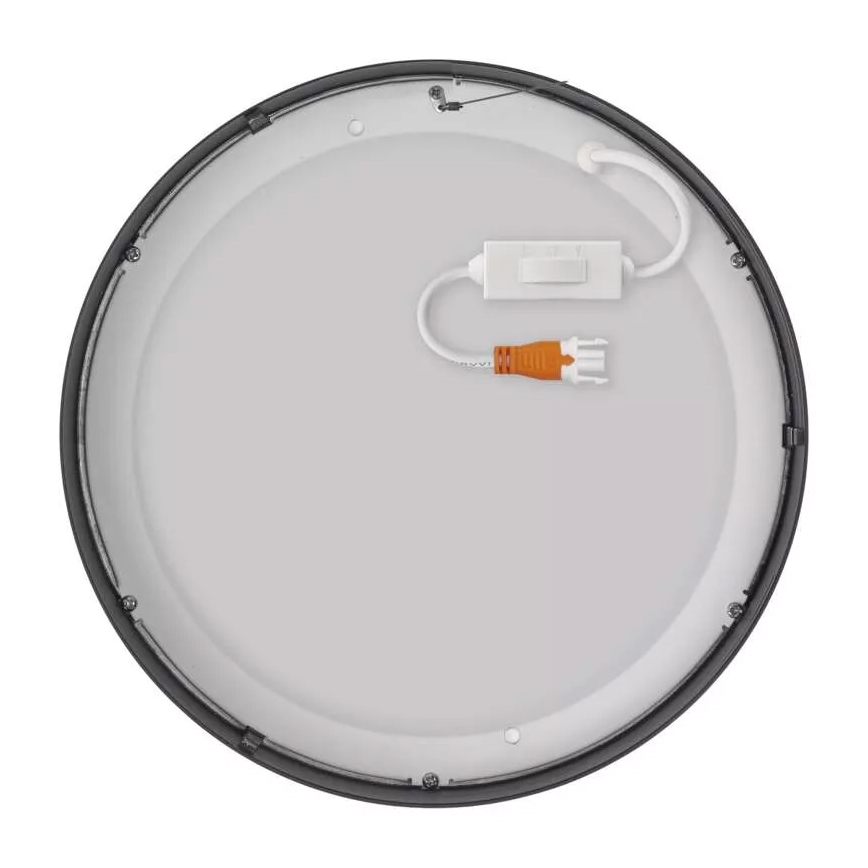 Plafonnier NEXXO LED/21W/230V 3000/3500/4000K d. 22,5 cm noir