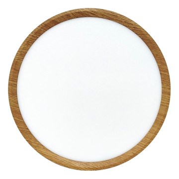 Plafonnier LED 24 W, 230 V, 3000/4000/6500 K, Ø 30 cm, beige