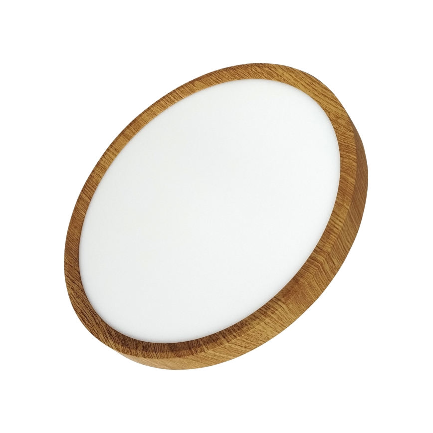 Plafonnier LED 24 W, 230 V, 3000/4000/6500 K, Ø 30 cm, beige