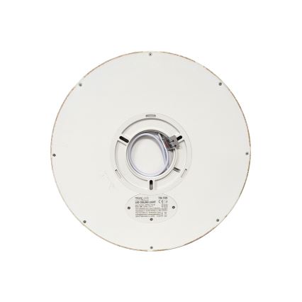 Plafonnier LED 24 W, 230 V, 3000/4000/6500 K, Ø 30 cm, beige