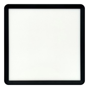 Plafonnier LED/24W/230V 3000/4000/6500K 30x30 cm noir
