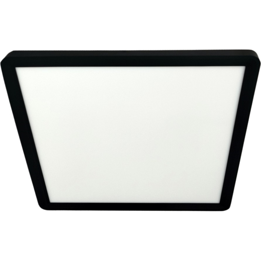 Plafonnier LED/24W/230V 3000/4000/6500K 30x30 cm noir