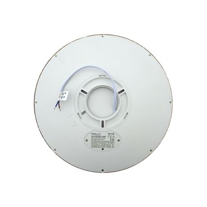 Plafonnier LED/24W/230V 3000/4000/6500K Ø 30 cm marron