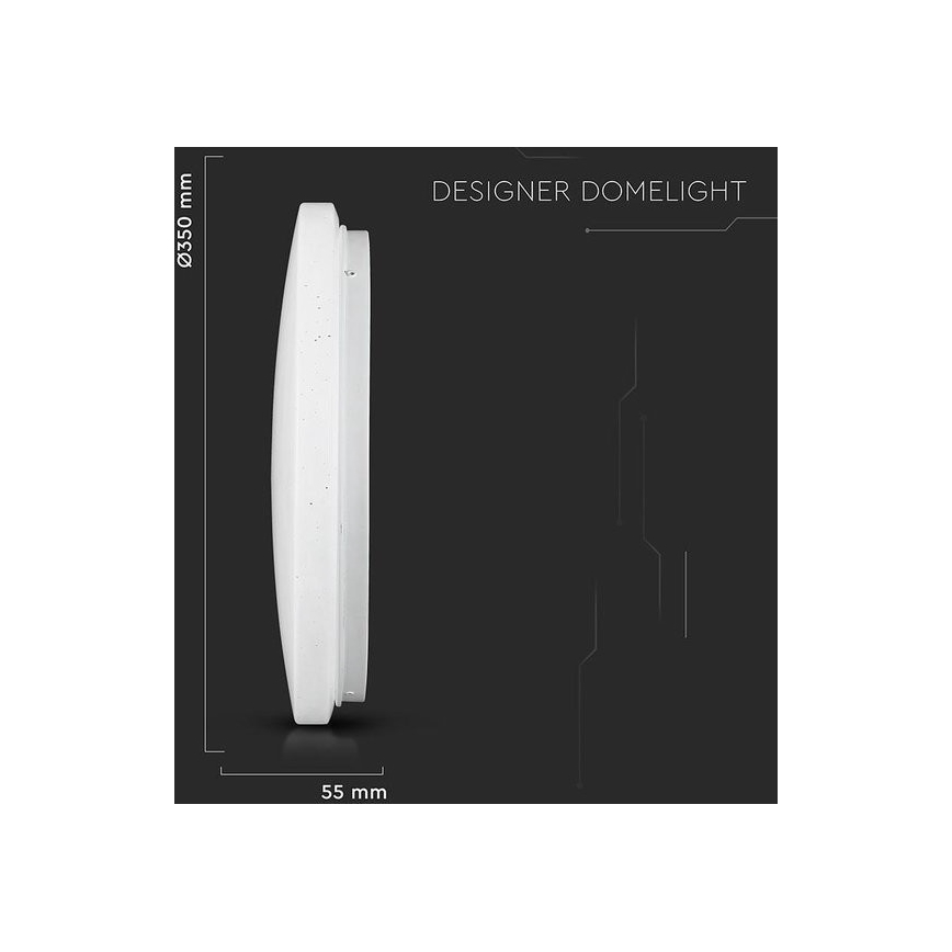 Plafonnier LED/24W/230V 35cm 3000K/4000K/6400K