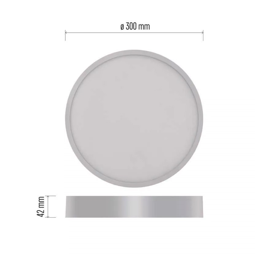 Plafonnier NEXXO LED/28,5W/230V 3000/3500/4000K d. 30 cm blanche