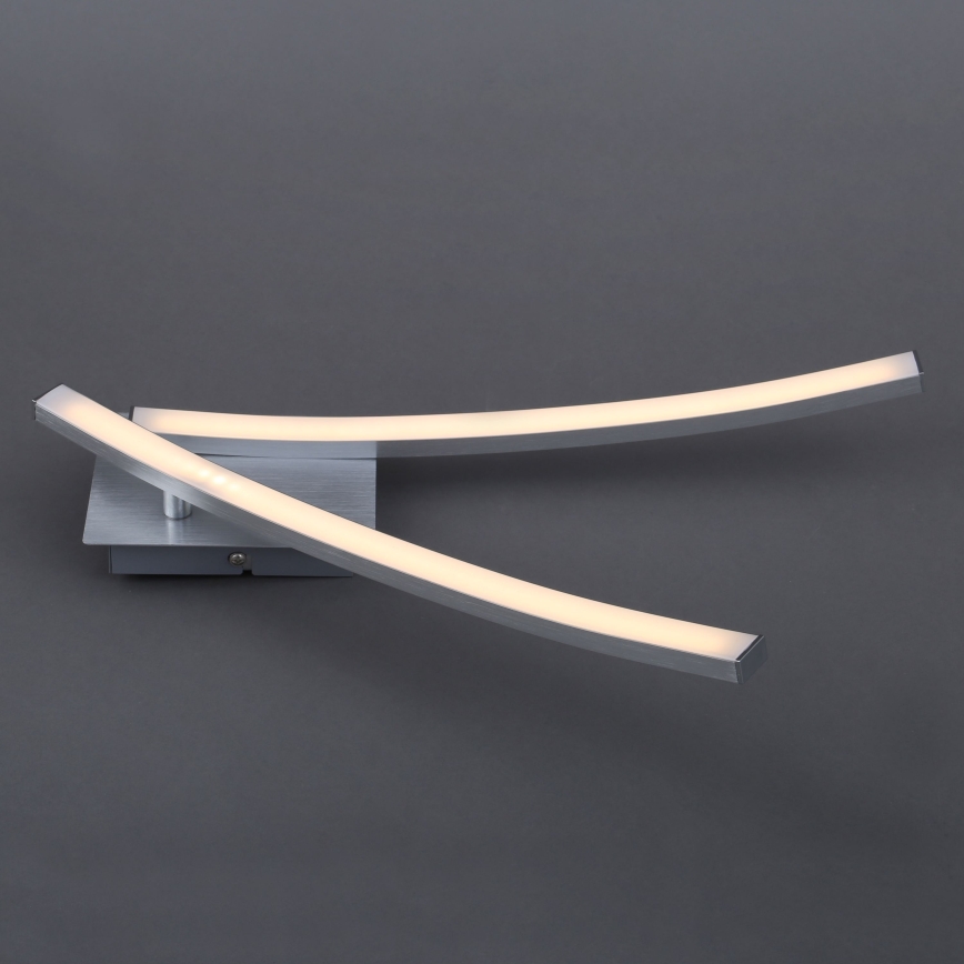 Plafonnier LED 2xLED/6W/230V 3000K chrome mat